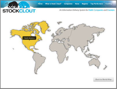 The Stock Clout interactive map