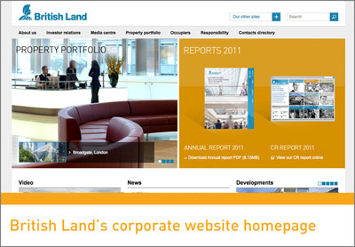 British Land's homepage