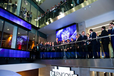 Glencore at the London Stock Exchange